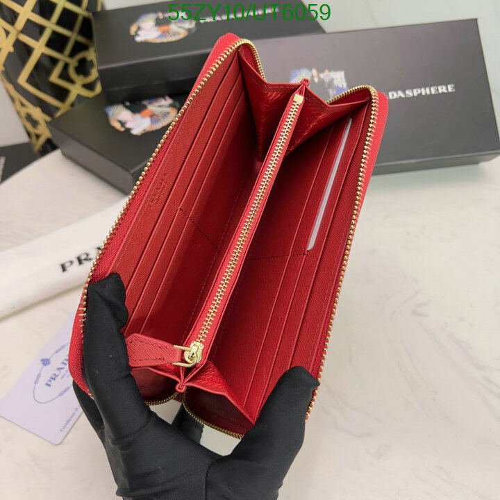 Prada Bag-(4A)-Wallet- Code: UT6059 $ 72USD