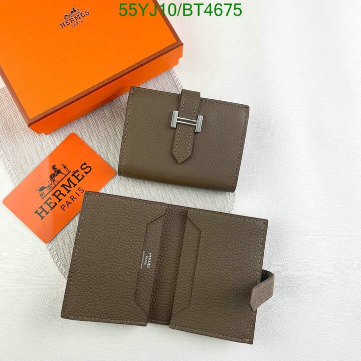 Hermes Bag-(4A)-Wallet- Code: BT4675 $ 72USD
