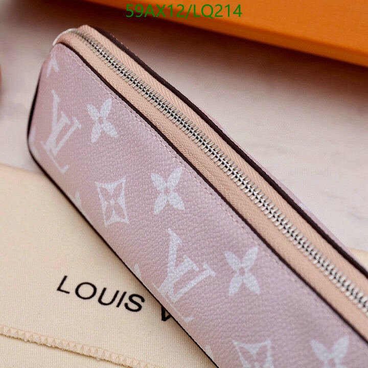 LV Bags-(4A)-Wallet-,Code: LQ214,$ 77USD