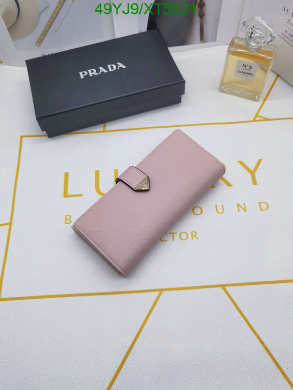 Prada Bag-(4A)-Wallet-,Code: XT5521,$ 64USD