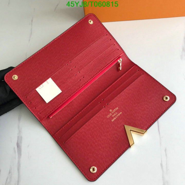 LV Bags-(4A)-Wallet-,Code: T060815,$ 55USD