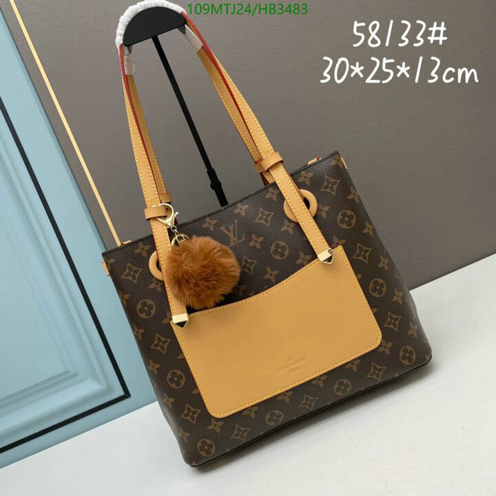 LV Bags-(4A)-Handbag Collection-,Code: HB3483,$ 142USD