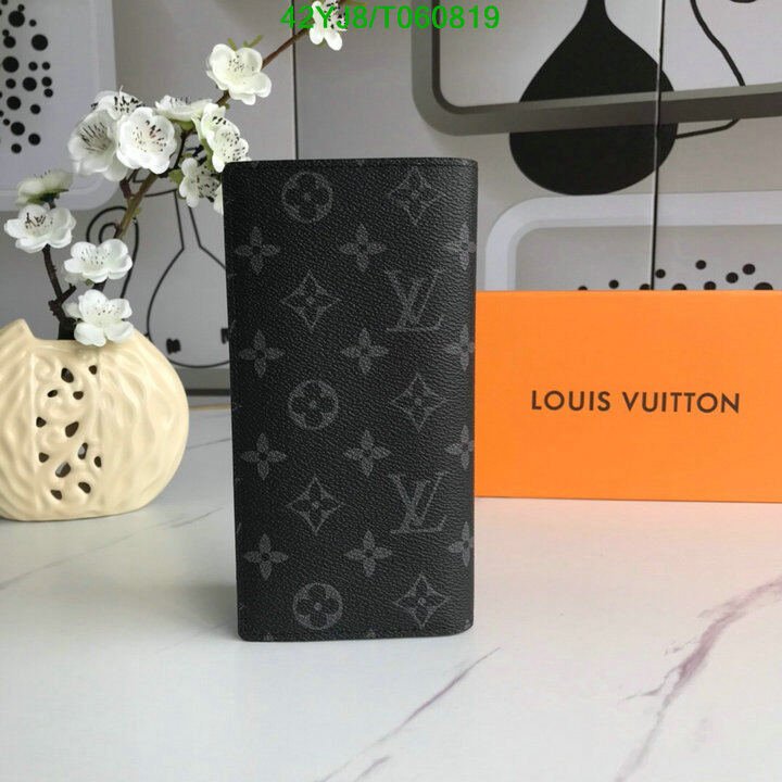 LV Bags-(4A)-Wallet-,Code: T060819,$ 55USD