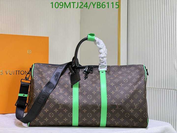 LV Bags-(4A)-Keepall BandouliRe 45-50-,Code: YB6115,$ 142USD