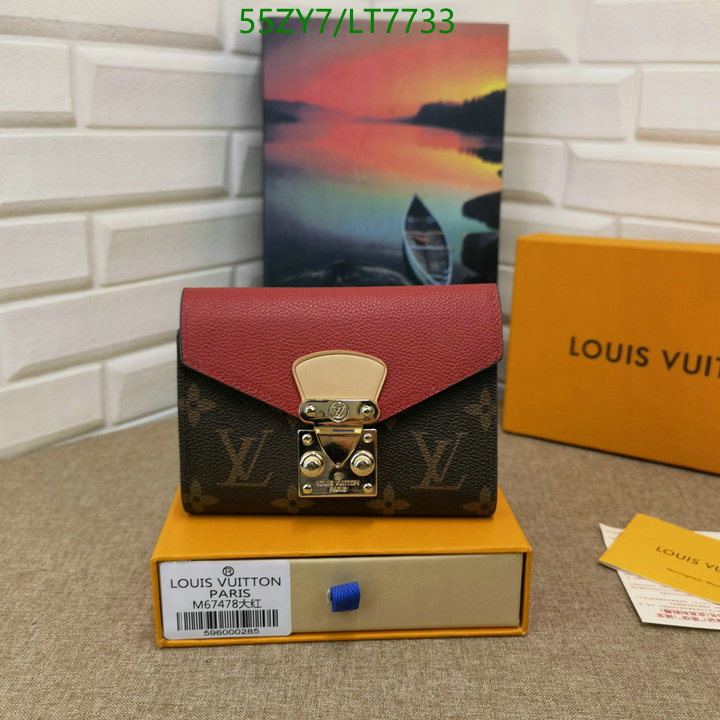 LV Bags-(4A)-Wallet-,Code: LT7733,$ 72USD