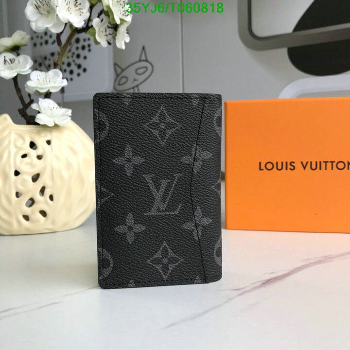 LV Bags-(4A)-Wallet-,Code: T060818,$ 46USD