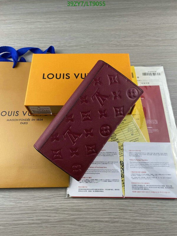 LV Bags-(4A)-Wallet-,Code: LT9055,$ 51USD