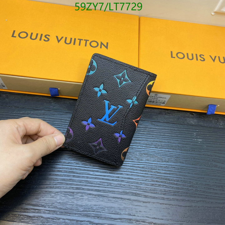 LV Bags-(4A)-Wallet-,Code: LT7729,$ 77USD
