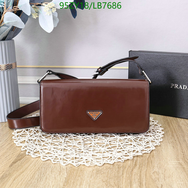 Prada Bag-(4A)-Diagonal- Code: LB7686 $ 124USD