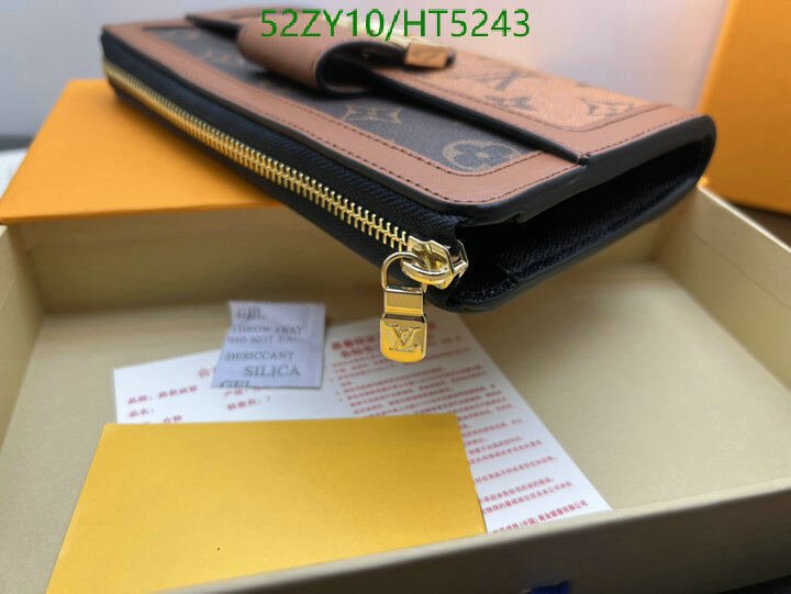 LV Bags-(4A)-Wallet-,Code: HT5243,$ 68USD
