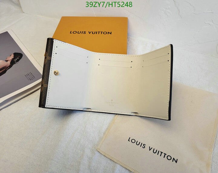 LV Bags-(4A)-Wallet-,Code: HT5248,$ 51USD