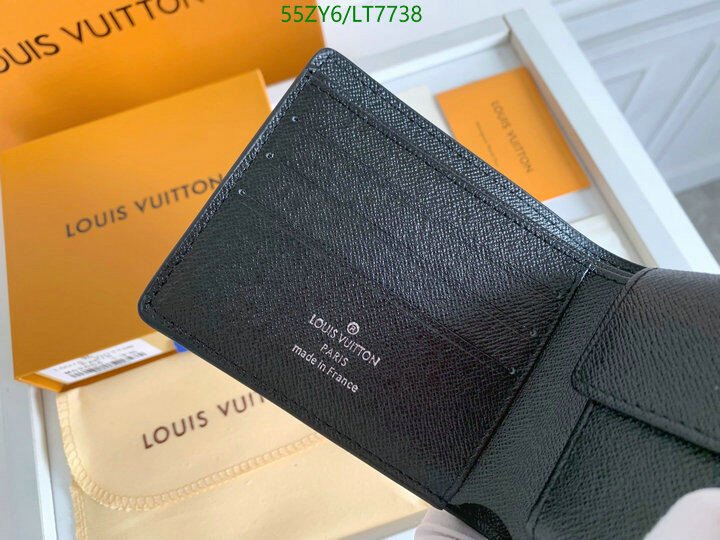 LV Bags-(4A)-Wallet-,Code: LT7738,$ 72USD