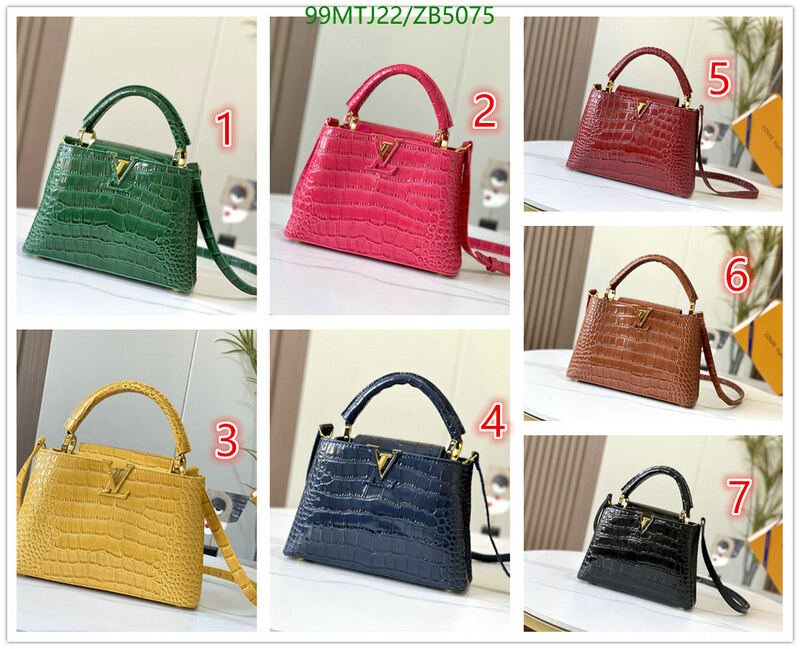 LV Bags-(4A)-Handbag Collection-,Code: ZB5075,$ 129USD