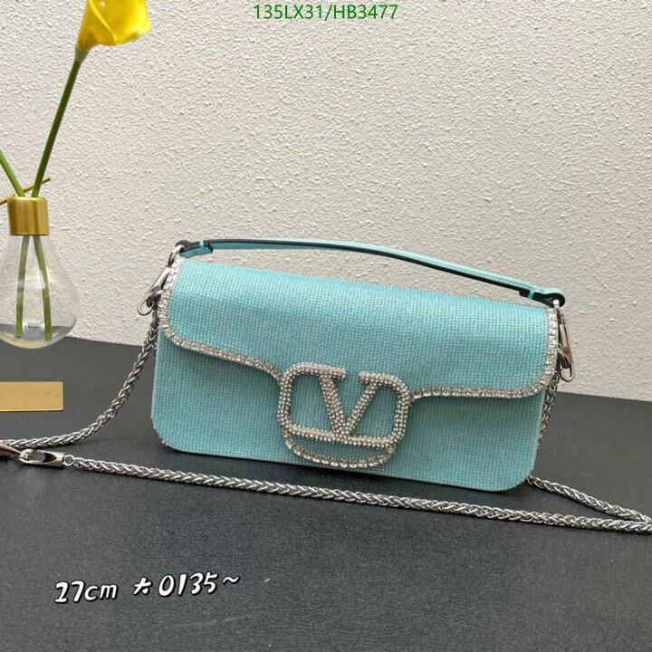 Valentino Bag-(4A)-LOC-V Logo ,Code: HB3477,$ 176USD
