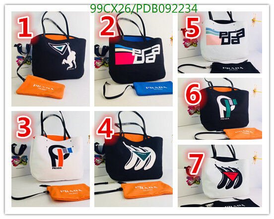 Prada Bag-(4A)-Handbag-,Code: PDB092234,$ 129USD