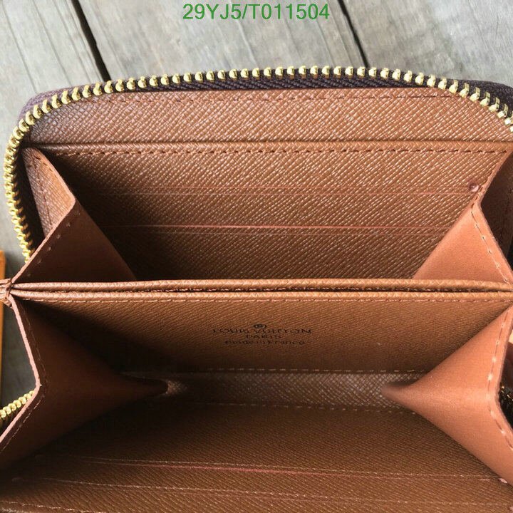 LV Bags-(4A)-Wallet-,Code: T011504,$ 38USD