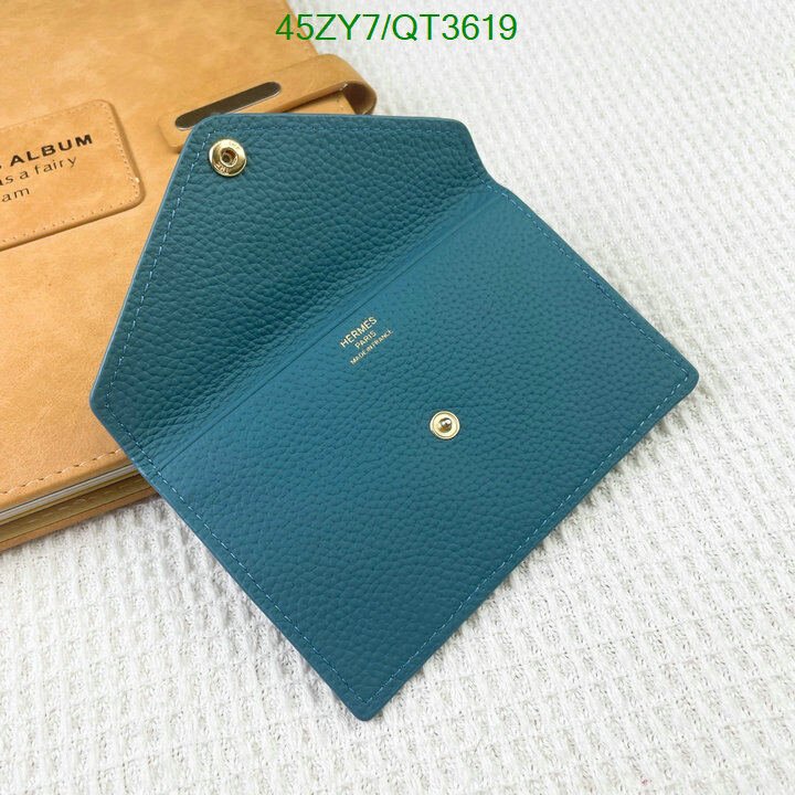 Hermes Bag-(4A)-Wallet- Code: QT3619 $ 59USD
