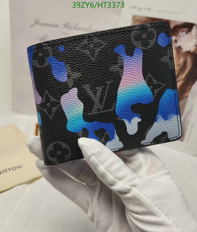 LV Bags-(4A)-Wallet-,Code: HT3373,$ 51USD
