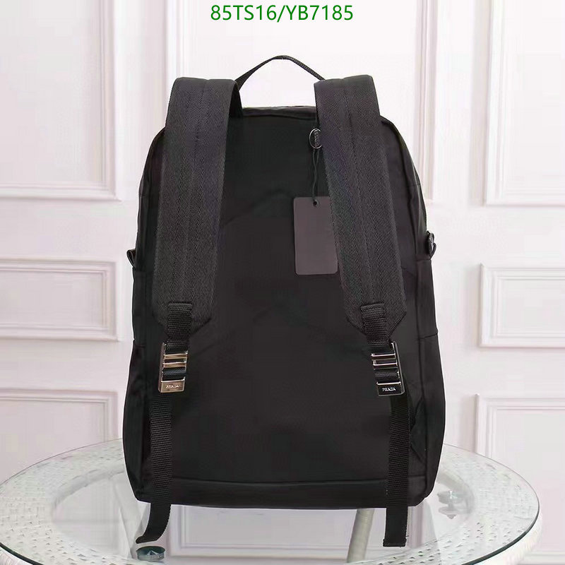 Prada Bag-(4A)-Backpack- Code: YB7185 $ 111USD