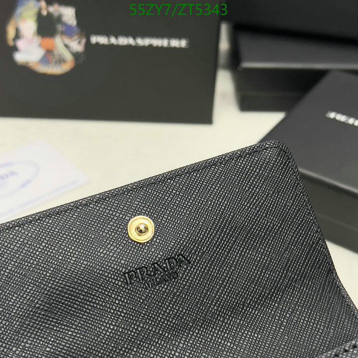 Prada Bag-(4A)-Wallet-,Code: ZT5343,$ 72USD