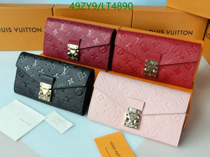 LV Bags-(4A)-Wallet-,Code: LT4890,$ 64USD
