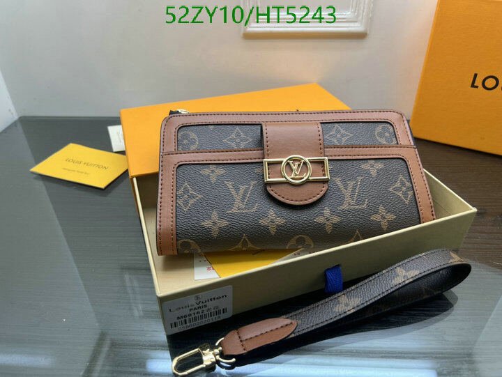LV Bags-(4A)-Wallet-,Code: HT5243,$ 68USD