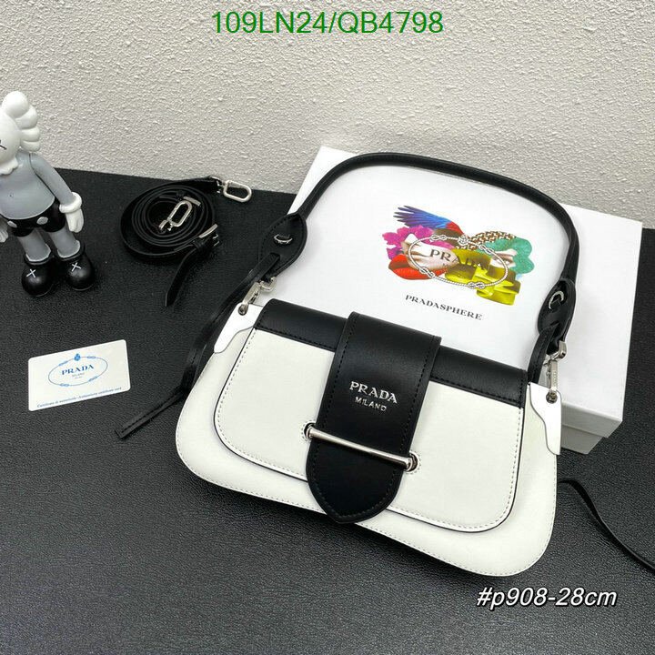 Prada Bag-(4A)-Handbag- Code: QB4798 $ 142USD