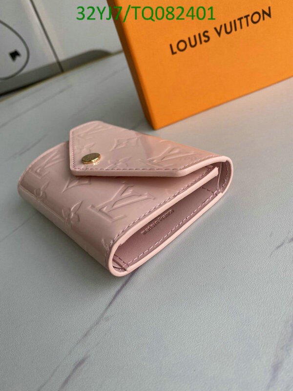 LV Bags-(4A)-Wallet-,Code: TQ082401,$ 42USD