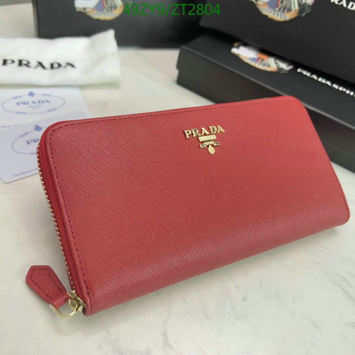 Prada Bag-(4A)-Wallet- Code: ZT2804 $ 64USD