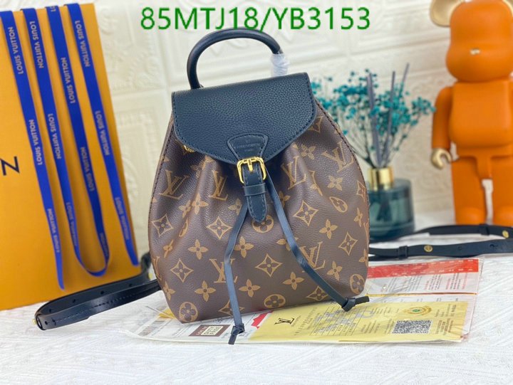 LV Bags-(4A)-Backpack-,Code: YB3153,$ 111USD