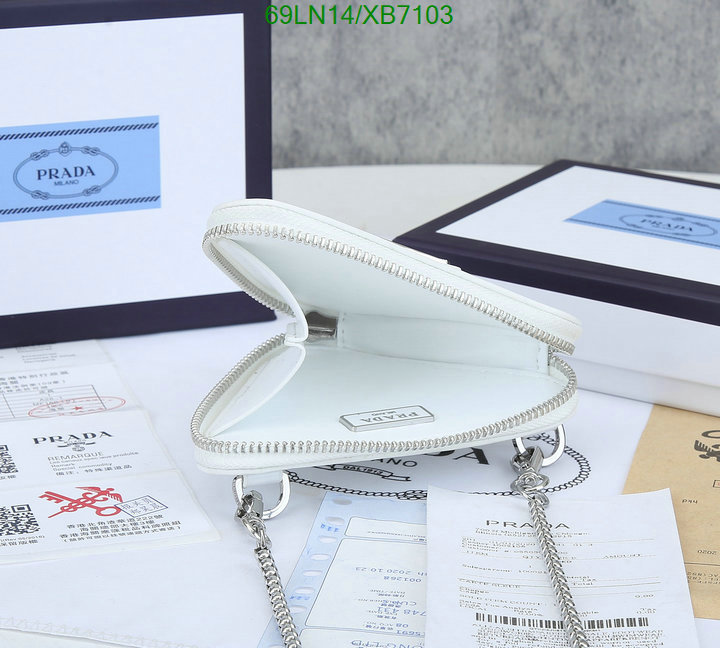 Prada Bag-(4A)-Triangle- Code: XB7103 $ 90USD
