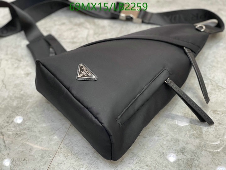 Prada Bag-(4A)-Belt Bag-Chest Bag-- Code: LB2259 $ 90USD