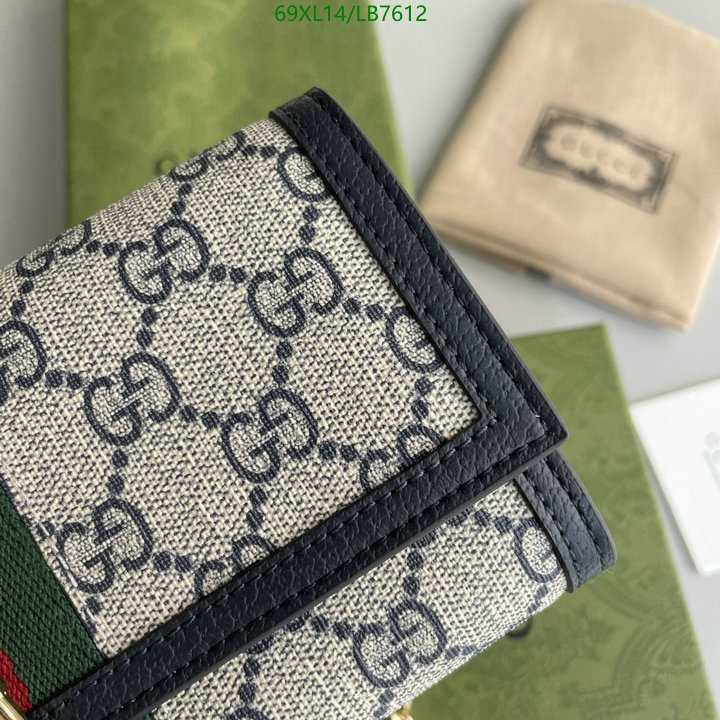 Gucci Bag-(4A)-Diagonal-,Code: LB7612,$ 90USD