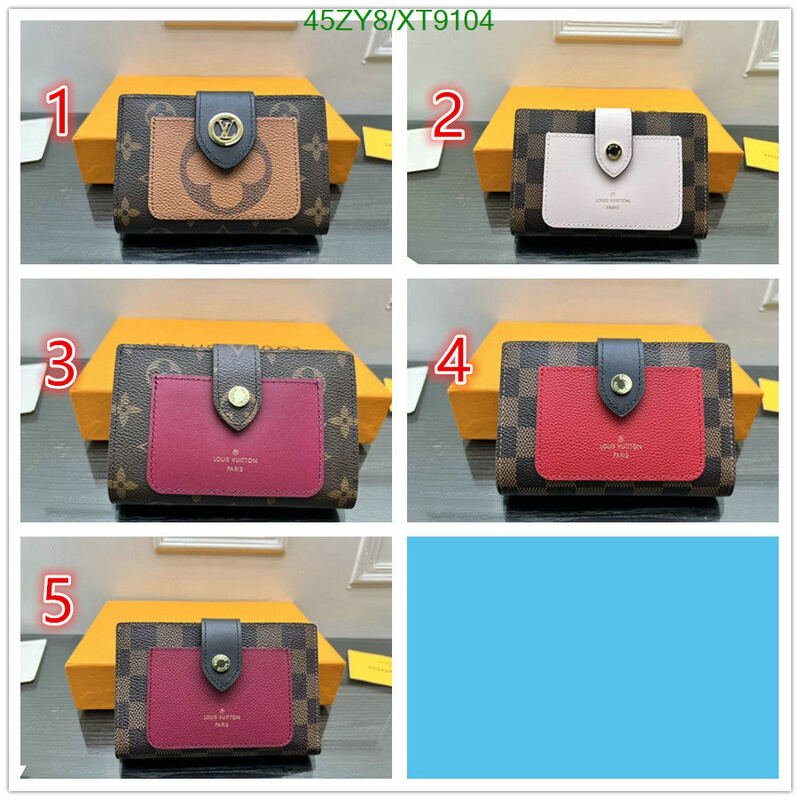 LV Bag-(4A)-Wallet- Code: XT9104 $ 59USD