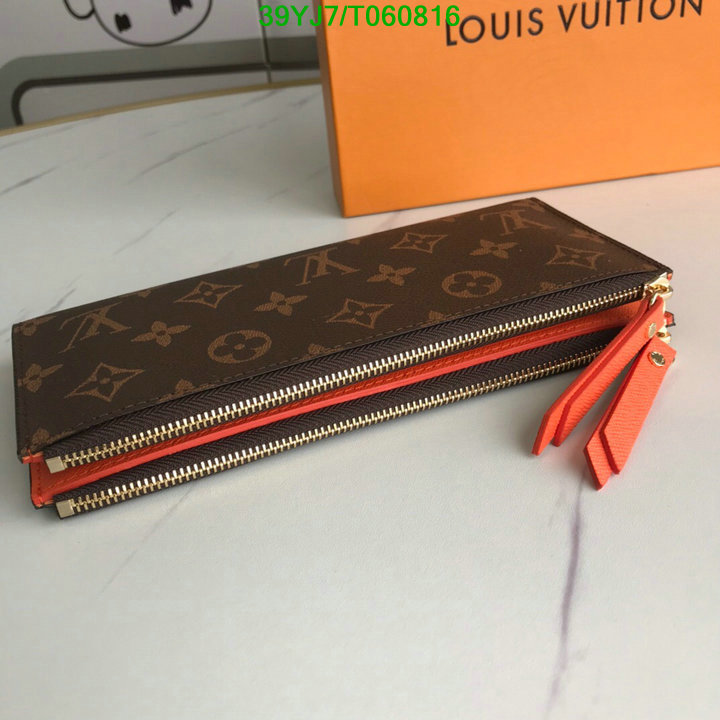 LV Bags-(4A)-Wallet-,Code: T060816,$ 51USD