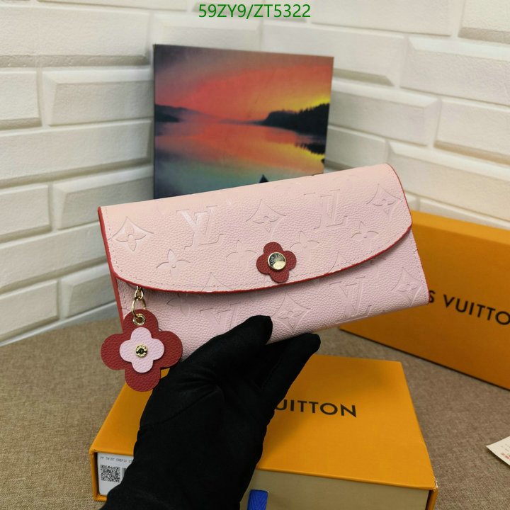 LV Bags-(4A)-Wallet-,Code: ZT5322,$ 77USD