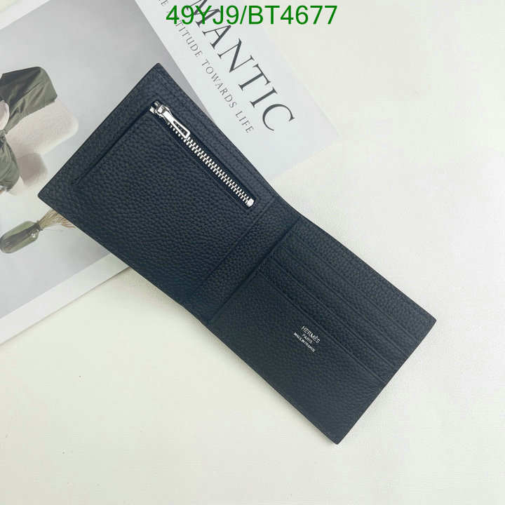 Hermes Bag-(4A)-Wallet- Code: BT4677 $ 64USD