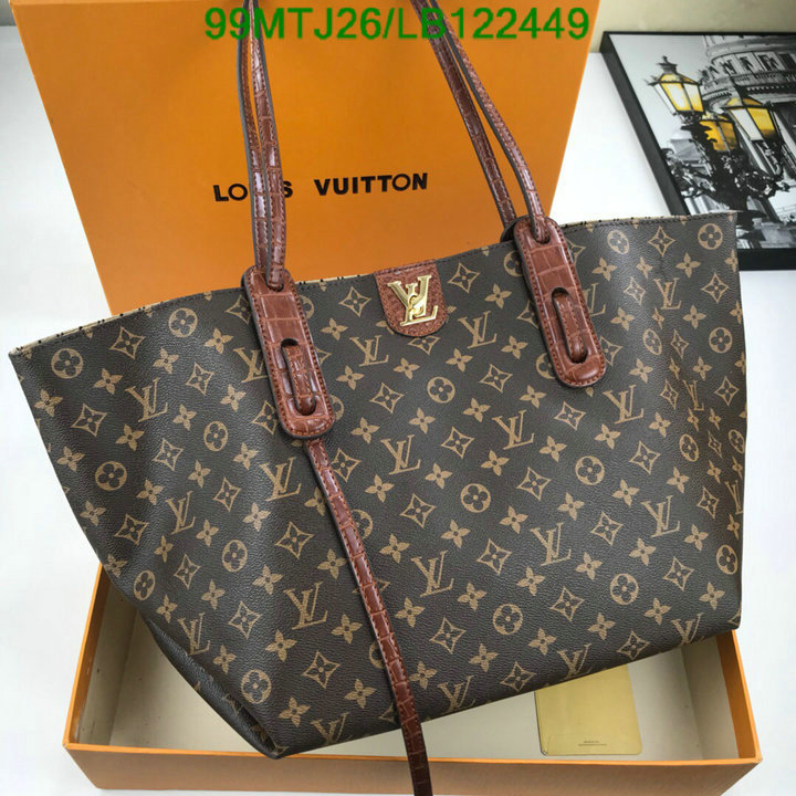 LV Bags-(4A)-Handbag Collection-,Code: LB122449,$ 129USD