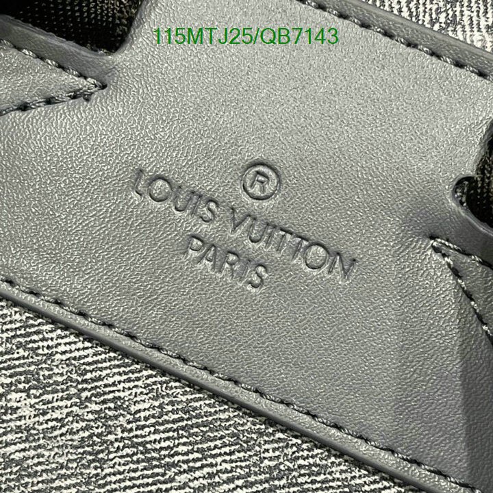 LV Bag-(4A)-Backpack- Code: QB7143 $ 150USD