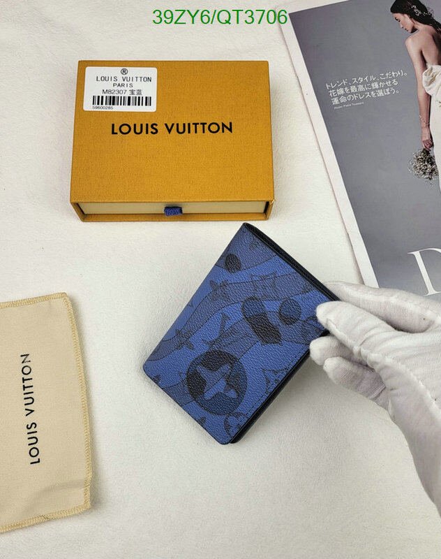 LV Bag-(4A)-Wallet- Code: QT3706 $ 51USD