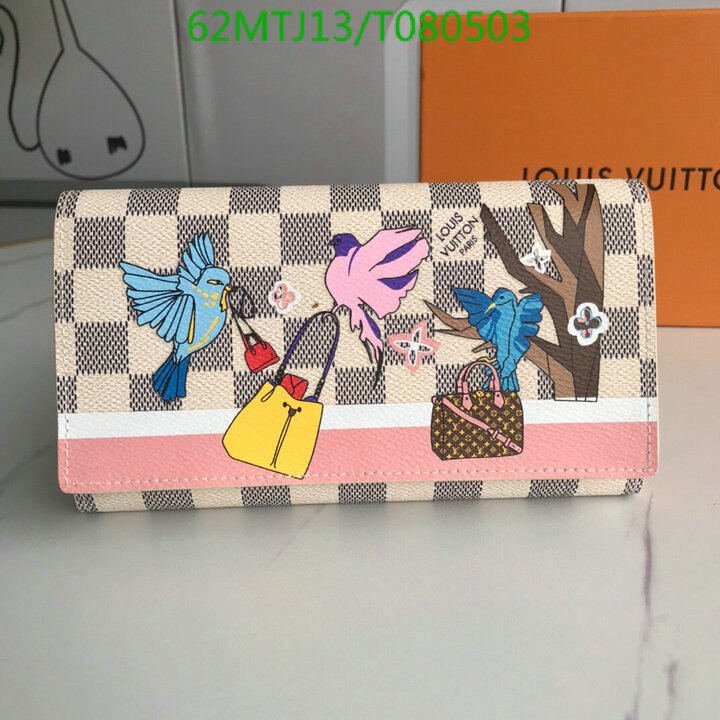 LV Bags-(4A)-Wallet-,Code: T080503,$ 81USD