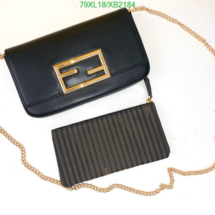 Fendi Bag-(4A)-Baguette- Code: XB2184 $ 103USD