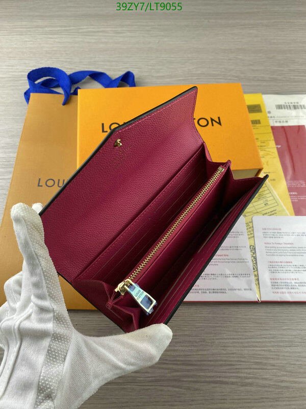 LV Bags-(4A)-Wallet-,Code: LT9055,$ 51USD