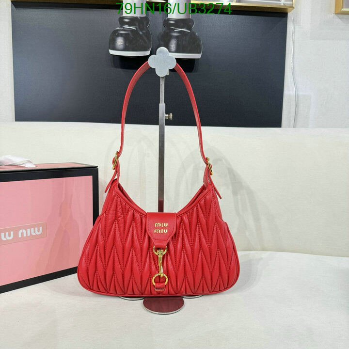 Miu Miu Bag-(4A)-Handbag- Code: UB3274 $ 103USD