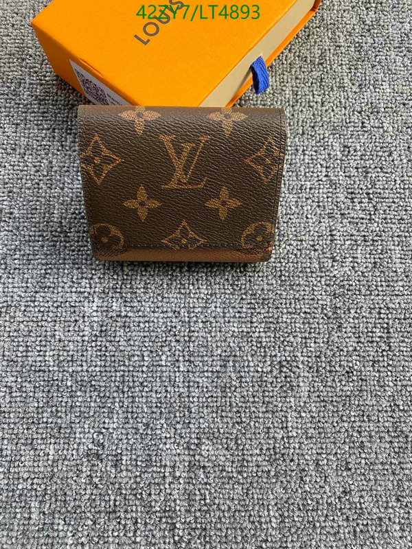 LV Bags-(4A)-Wallet-,Code: LT4893,$ 55USD