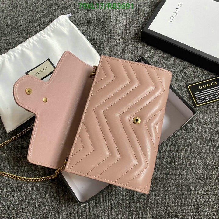 Gucci Bag-(4A)-Diagonal- Code: RB3691 $ 103USD