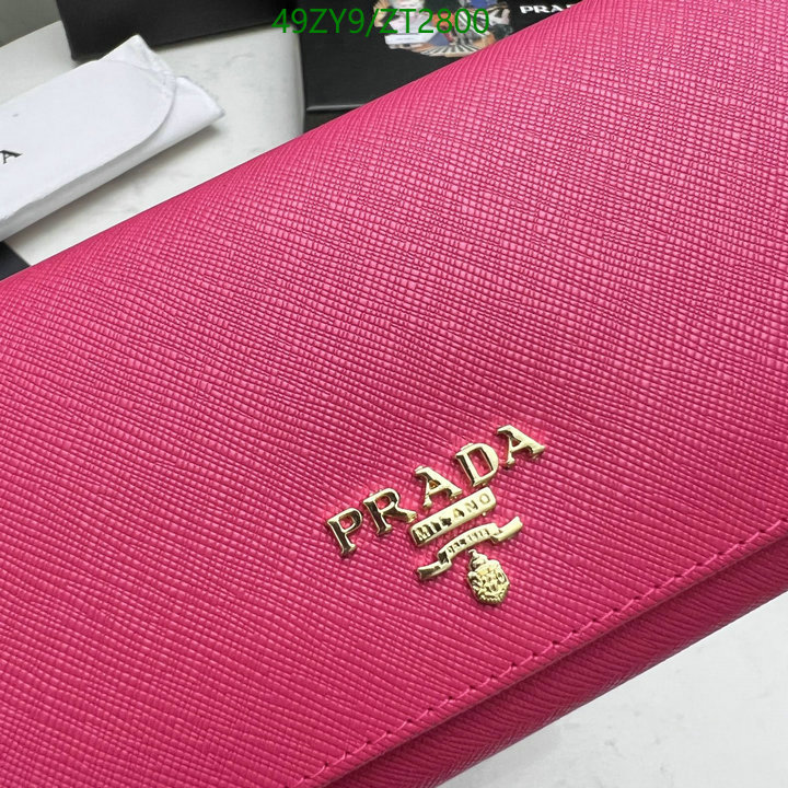 Prada Bag-(4A)-Wallet-,Code: ZT2800,$ 64USD