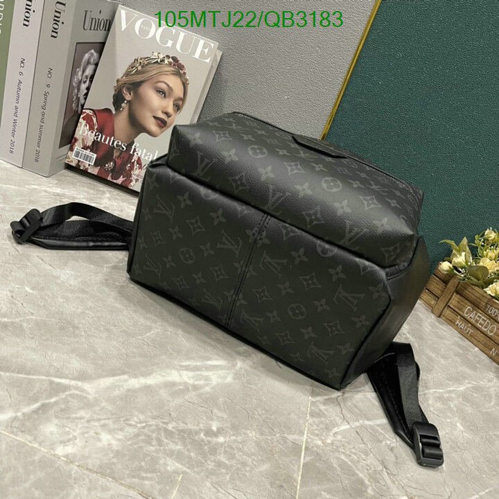 LV Bag-(4A)-Backpack- Code: QB3183 $ 137USD