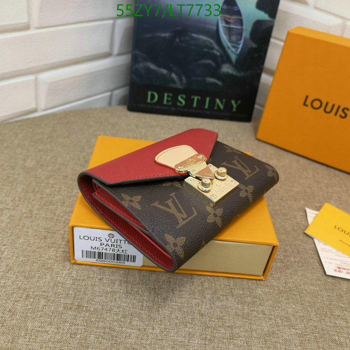 LV Bags-(4A)-Wallet-,Code: LT7733,$ 72USD