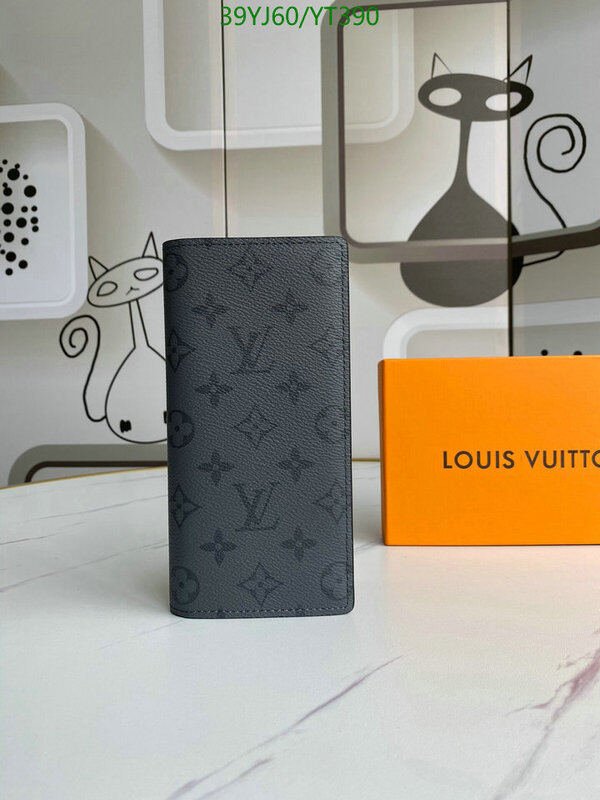 LV Bags-(4A)-Wallet-,Code: YT390,$ 51USD